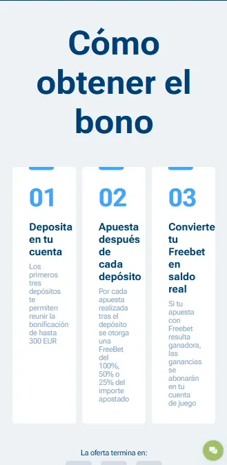 1xBet bono de bienvenida tras registro verificado