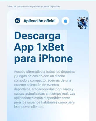 Descarga segura de 1xBet en iPhone
